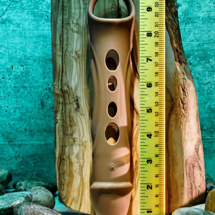 Evolved Novelties Male Sex Toys Big Boy Vibrating Silicone Penis Extender with Remote and Ball Strap Chocolate