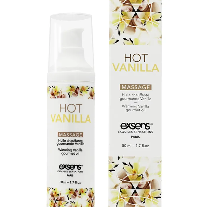 Exsens Hot Vanilla Flavored Warming Massage Oil 50ml Exsens Couples