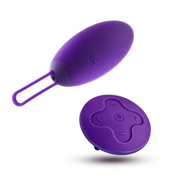 Female Sex Toys Blush Wellness Imara Wearable Vibrating Egg with Remote Purple
