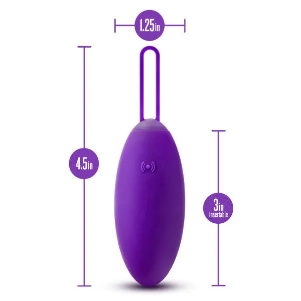 Female Sex Toys Blush Wellness Imara Wearable Vibrating Egg with Remote Purple