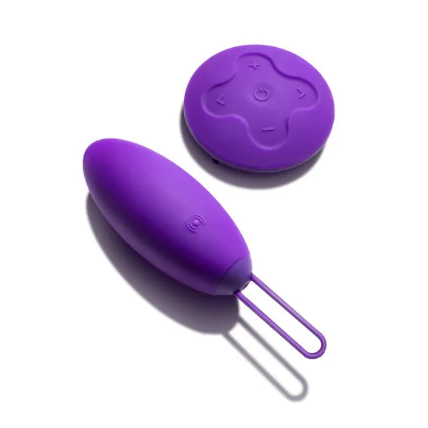 Female Sex Toys Blush Wellness Imara Wearable Vibrating Egg with Remote Purple