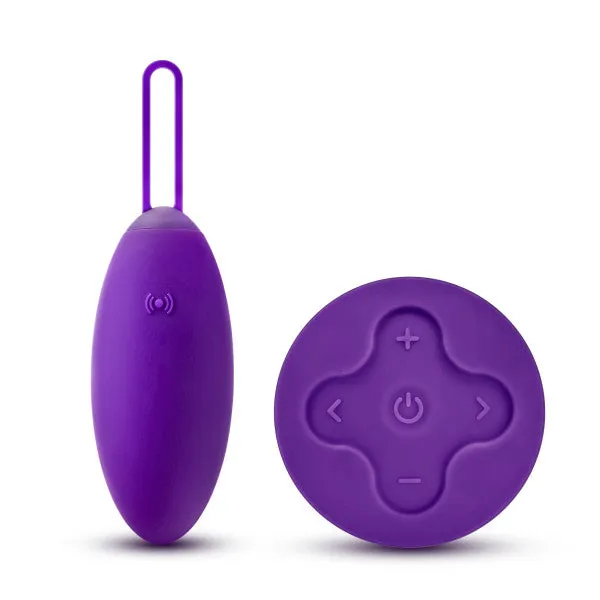 Female Sex Toys Blush Wellness Imara Wearable Vibrating Egg with Remote Purple