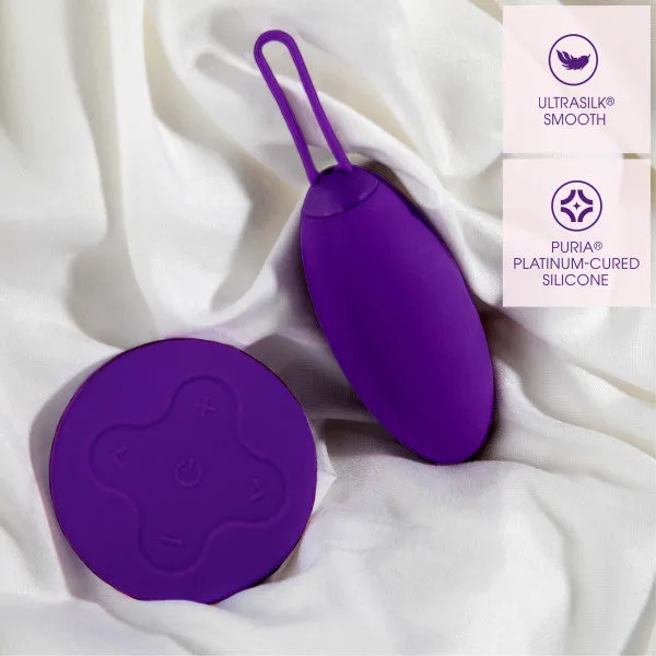 Female Sex Toys Blush Wellness Imara Wearable Vibrating Egg with Remote Purple