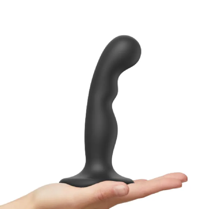 Female Sex Toys Lovely Planet StrapOnMe Small Prostate GSpot Silicone Suction Cup Dildo Black