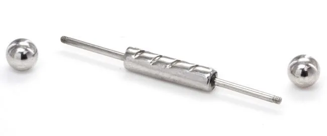 Female Sex Toys Painful Pleasures 16g 1 38 InLine Jewel Industrial Barbell
