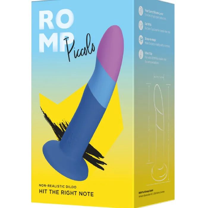 Female Sex Toys Romp Piccolo First Time 5 Inch Silicone Dildo WOW