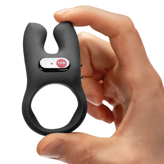 Fun Factory NS Vibrating Couples Penis Ring Black Fun Factory Couples