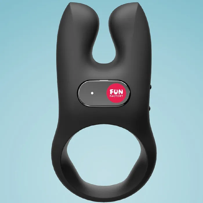 Fun Factory NS Vibrating Couples Penis Ring Black Fun Factory Couples
