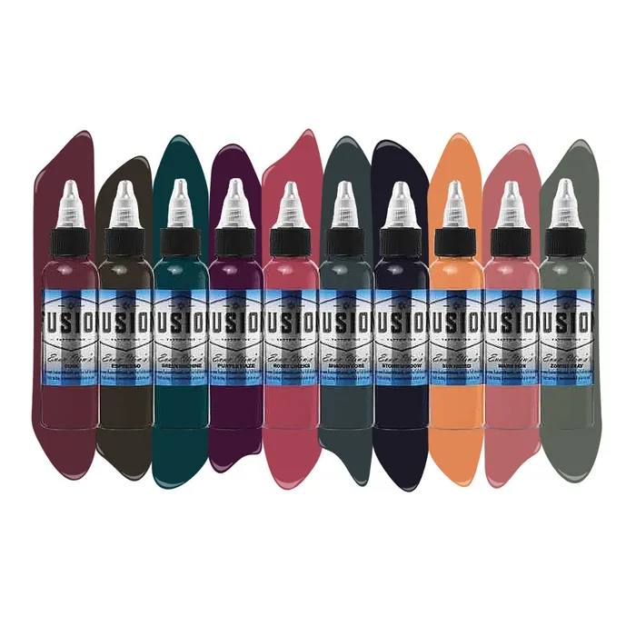 Fusion Male Sex Toys Evan Olin 10Color Palette Signature Set Fusion Tattoo Ink 1oz Fusion Male Sex Toys Evan Olin 10Color Palette Signature Set Fusion Tattoo Ink 1oz