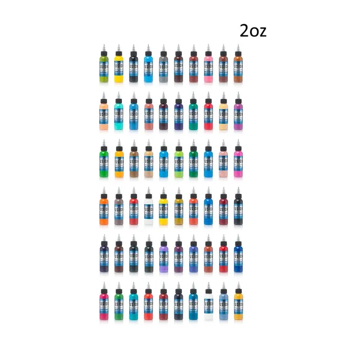 Fusion Male Sex Toys Fusion 60Color Full Set Fusion Tattoo Ink Pick Size