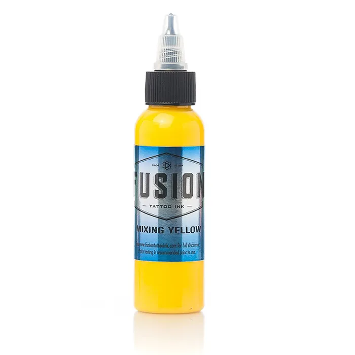 Fusion Vibrators Mixing Yellow Fusion Tattoo Ink 1oz