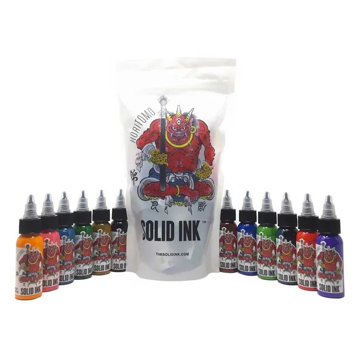 Horitomo Moegi Solid Ink 1oz Bottle Solid Ink Vibrators