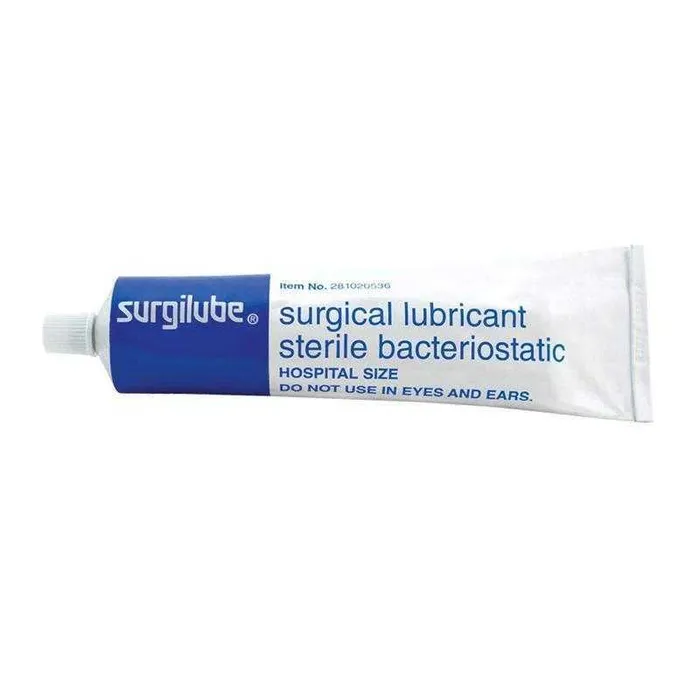 HR Pharmaceuticals Lubricants Surgilube Sterile Surgical Lubricant 425 oz Metal Tube HR Pharmaceuticals Lubricants Surgilube Sterile Surgical Lubricant 425 oz Metal Tube