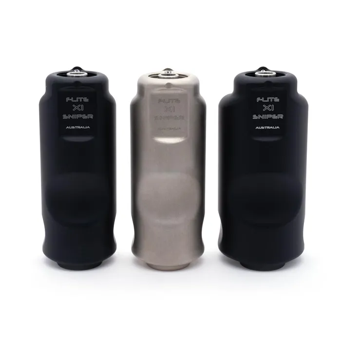 InkJecta InkJecta Flite X1 Sniper Grip 30mm Blasted Nickel Male Sex Toys