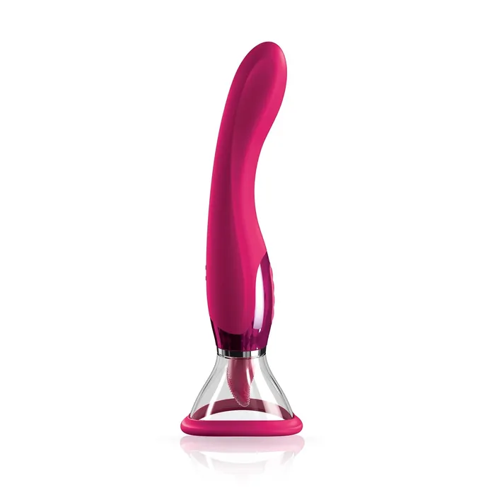 Jimmyjane Apex Double Ended Licking Sucking GSpot Vibrator Pink Pipedream Products Vibrators