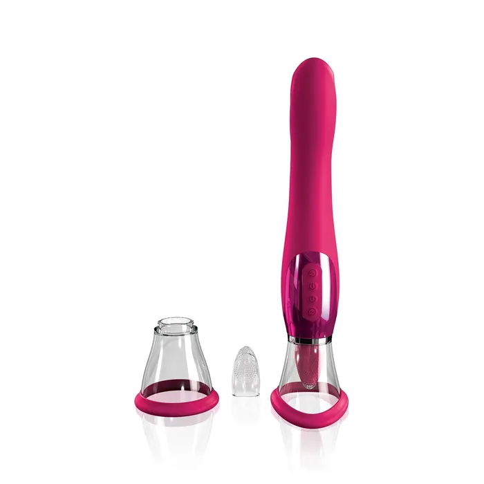Jimmyjane Apex Double Ended Licking Sucking GSpot Vibrator Pink Pipedream Products Vibrators