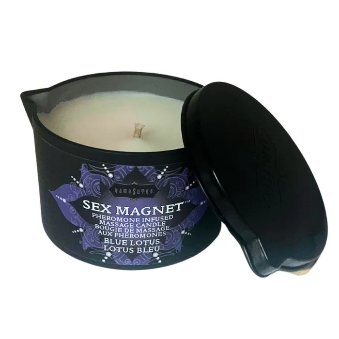 Kama Sutra Vibrators Sex Magnet Blue Lotus Pheromone Candle by Kama Sutra