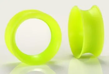 Kaos Lime Green Silicone Skin Eyelet by Kaos Softwear 10g up to 1 Price Per 1 Dildos