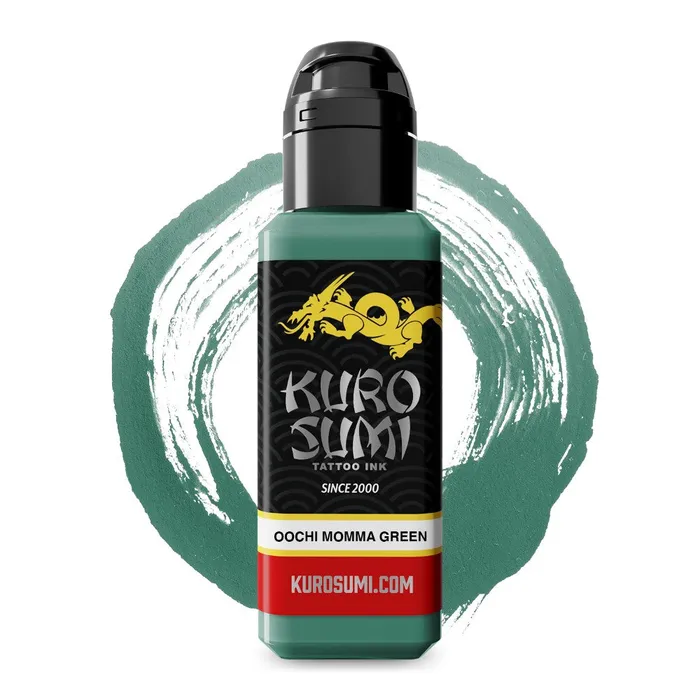 Kuro Sumi Male Sex Toys Oochi Momma Green Kuro Sumi Tattoo Ink Pick Size