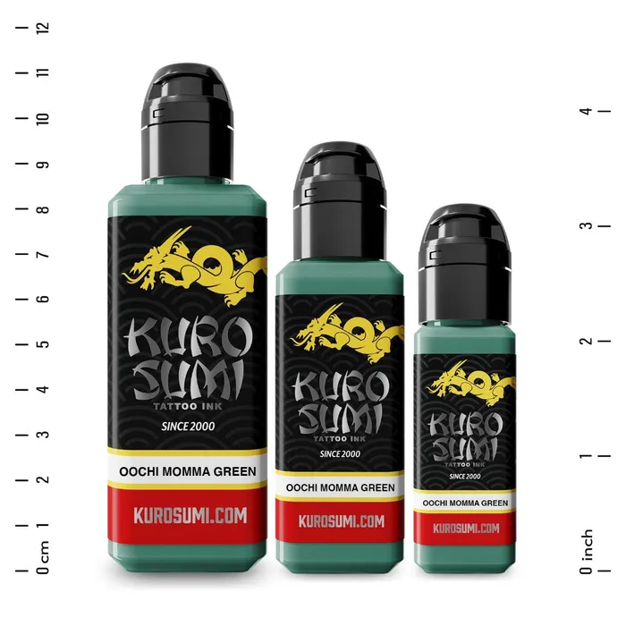 Kuro Sumi Male Sex Toys Oochi Momma Green Kuro Sumi Tattoo Ink Pick Size