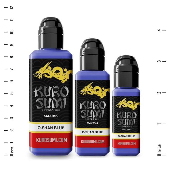 Kuro Sumi Vibrators OShan Blue Kuro Sumi Tattoo Ink Pick Size