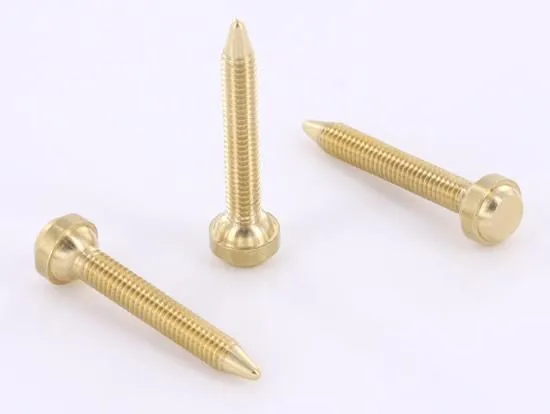 Long Brass Contact Screw M4 Metric Version 3 Precision Vibrators