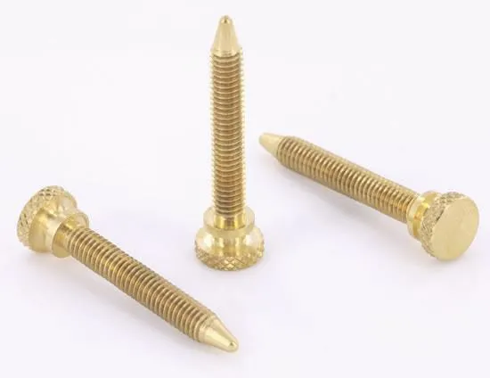 Long Brass Contact Screw M4 Metric Version 7 Precision Vibrators