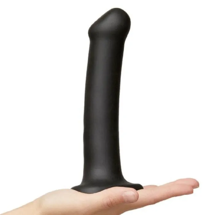 Lovely Planet Anal StrapOnMe SemiRealistic 8 Inch Silicone Dildo Black