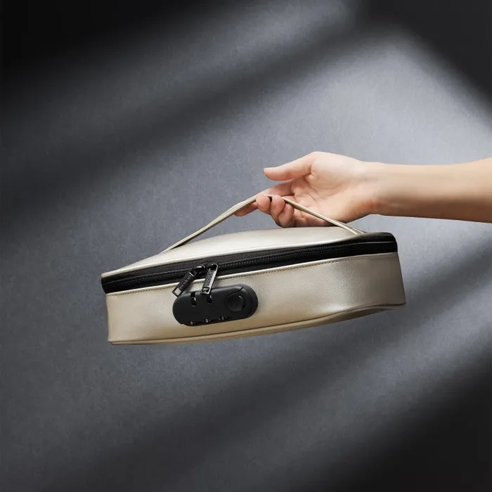 Lovely Planet Dorcel Lockable Discreet Gold Storage Box Vibrators