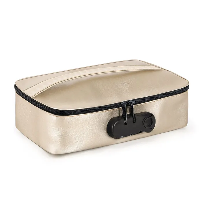 Lovely Planet Dorcel Lockable Discreet Gold Storage Box Vibrators