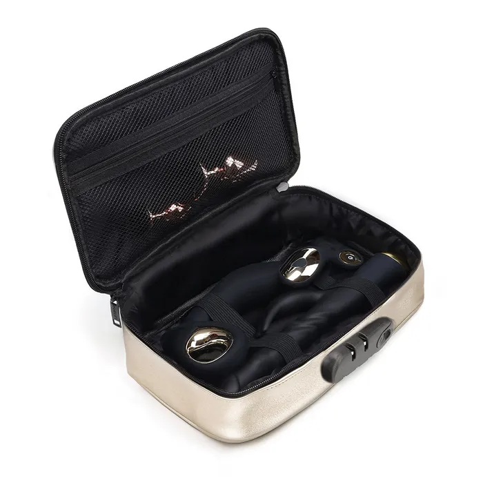 Lovely Planet Dorcel Lockable Discreet Gold Storage Box Vibrators