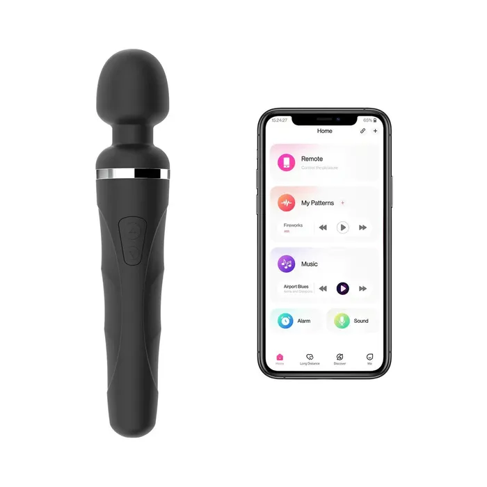 Lovense Vibrators Lovense Domi 2 Powerful App Controlled Wand Vibrator