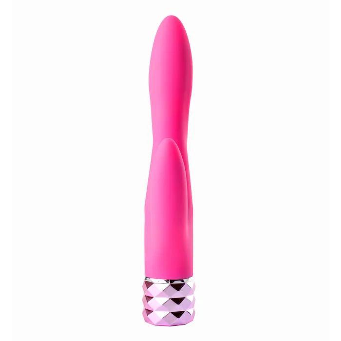 Maia Toys Female Sex Toys VICTORIA Crystal Gems USB Rechargeable Silicone 10Function Dual Vibrator Pink Maia Toys Female Sex Toys VICTORIA Crystal Gems USB Rechargeable Silicone 10Function Dual Vibrator Pink