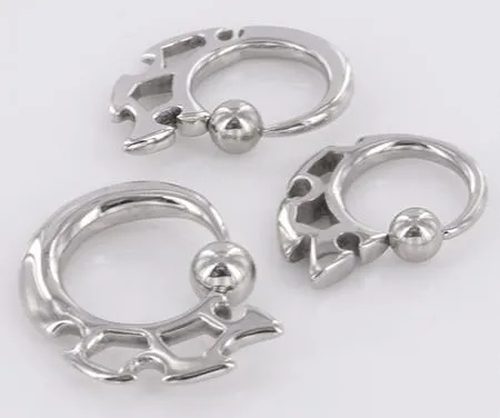 Male Sex Toys 12g8g Barbarous Captive Ring Painful Pleasures