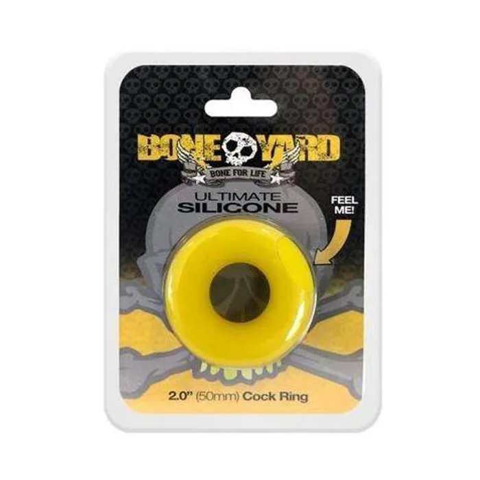 Male Sex Toys Bone Yard Bone Yard Ultimate Silicone CRing 4 Colors