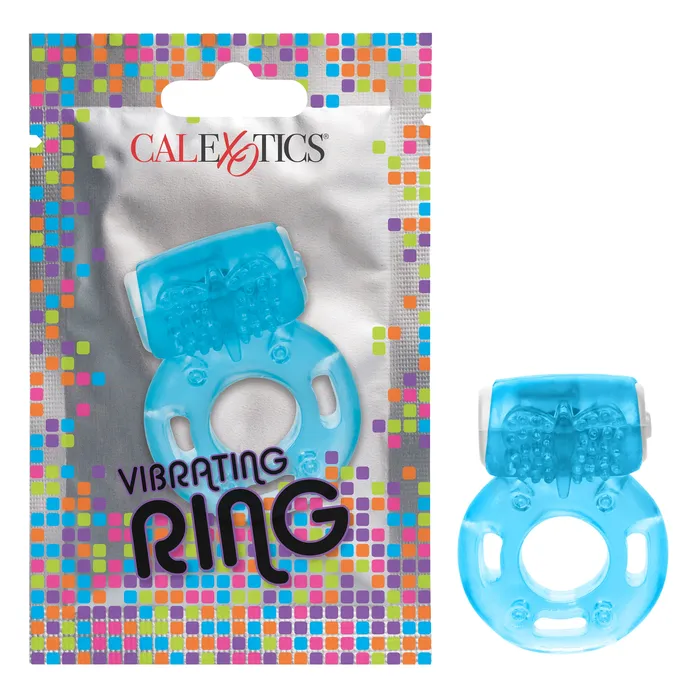 Male Sex Toys CalExotics Vibrating Ring Pleasher Spot