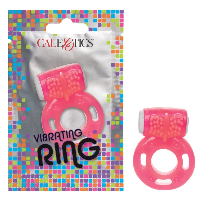 Male Sex Toys CalExotics Vibrating Ring Pleasher Spot