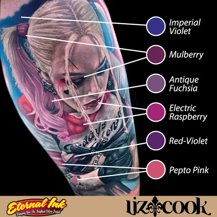 Male Sex Toys Eternal Liz Cook Signature Series Set of 12 1oz Bottles Eternal Tattoo Ink