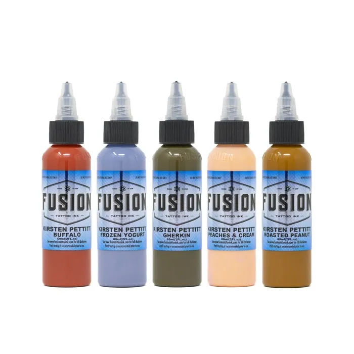 Male Sex Toys Kirsten Pettitt 5 Bottle Signature Ink Set Fusion Tattoo Ink Pick Size Fusion