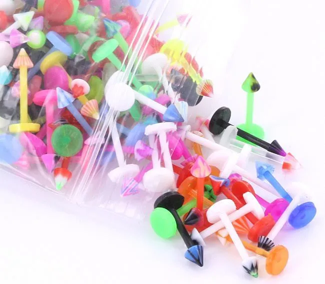 Male Sex Toys Painful Pleasures 16g 38 PTFE Labret Mix with 3mm Cones Price Per 500
