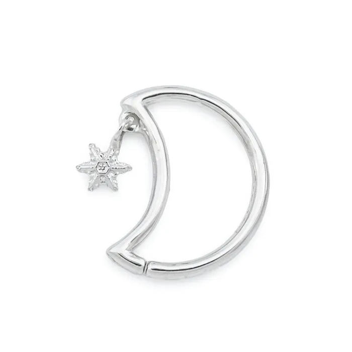 Male Sex Toys Painful Pleasures 16g Winter Crescent Moon Bendable Ear Jewelry with Snowflake Dangle Price Per 1 Male Sex Toys Painful Pleasures 16g Winter Crescent Moon Bendable Ear Jewelry with Snowflake Dangle Price Per 1