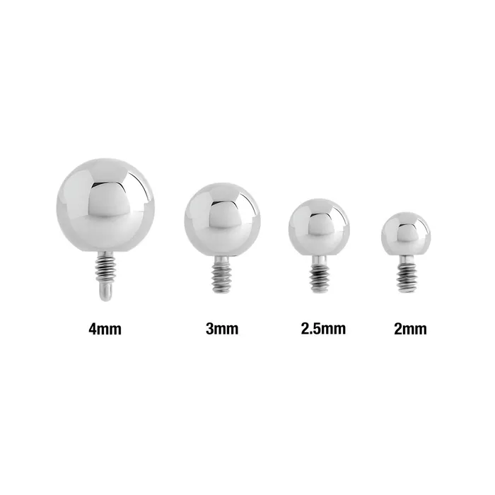 Male Sex Toys Painful Pleasures 18g 16g Internally Threaded Steel Ball Price Per 1