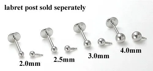 Male Sex Toys Painful Pleasures 18g 16g Internally Threaded Steel Ball Price Per 1
