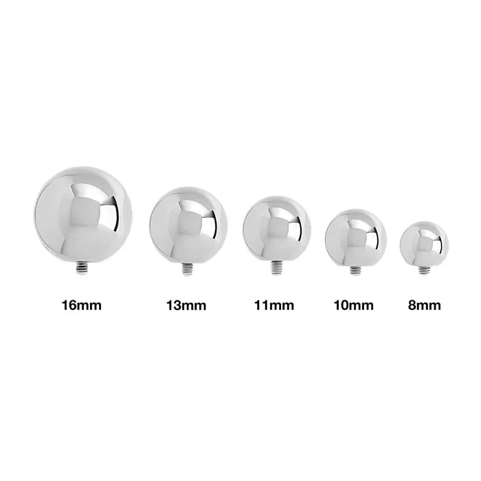 Male Sex Toys Painful Pleasures 4g Internally Threaded CounterSunk Ball Price Per 1