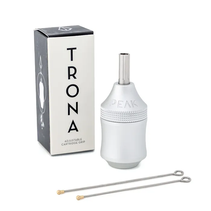 Male Sex Toys Peak Trona Aluminum 34mm Adjustable Cartridge Grip Orange Peak