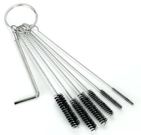 Male Sex Toys Precision Tattoo Tube Tip Cleaning Brushes 6 Piece Set