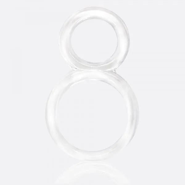 Male Sex Toys Screaming O Ofinity Silicone Double Penis Cock Ring Clear ScreamingO