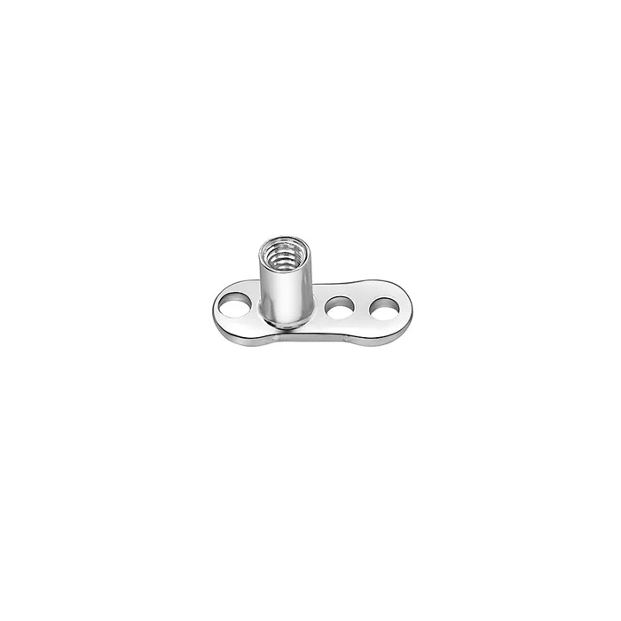 Male Sex Toys Tilum Tilum 14g Titanium Dermal Anchor with 3Hole Base Price Per 1