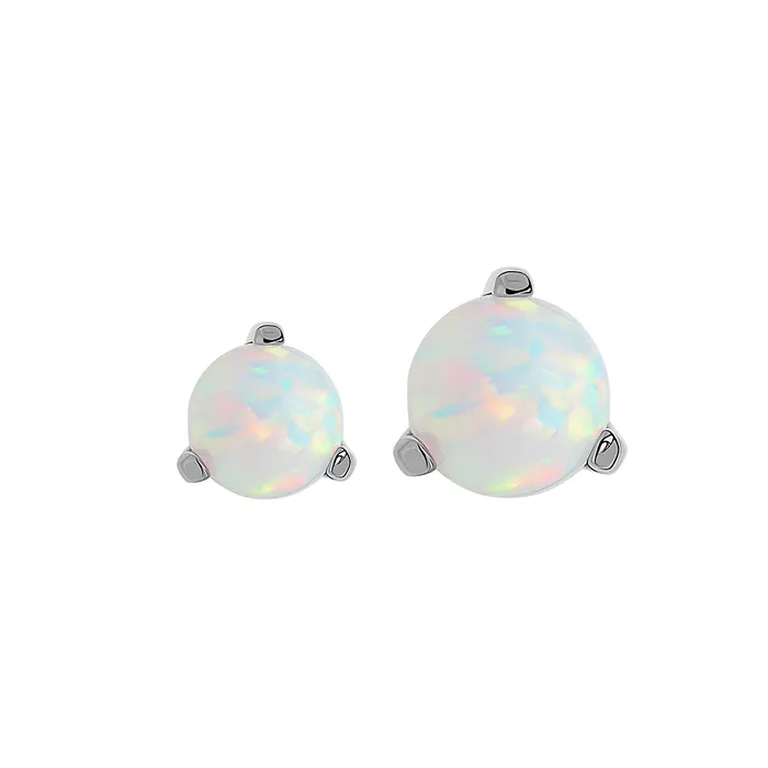 Male Sex Toys Tilum Titanium 14g12g Internal Pronged Opal Ball Price Per 1 Tilum