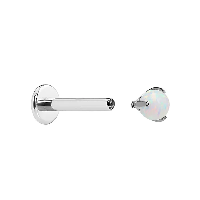 Male Sex Toys Tilum Titanium 14g12g Internal Pronged Opal Ball Price Per 1 Tilum